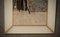 Espejo de pared consola estilo Mid-Century de Murano de vidrio crema y latón, década de 2000, Imagen 3