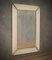 Mid-Century Style Murano Cream Color Glass and Brass Console Wall Mirror, 2000s, Image 1