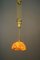 Lámpara colgante ajustable Art Déco, Viena, años 20, Imagen 11