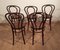 Chaises de Salle à Manger en Hêtre Arrondi style Thonet, Set de 5 13