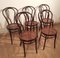 Sedie da pranzo in faggio curvato nello stile di Thonet, set di 5, Immagine 19