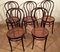 Sedie da pranzo in faggio curvato nello stile di Thonet, set di 5, Immagine 12