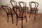 Chaises de Salle à Manger en Hêtre Arrondi style Thonet, Set de 5 7