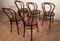 Dining Chairs in Curved Beech in the style of Thonet, Set of 5, Image 7