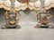 Lámparas de mesa estilo barroco de porcelana de Rudolf Kämmer, Thuringia, Alemania, años 50. Juego de 2, Imagen 9