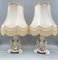 Lampes de Bureau Style Baroque en Porcelaine par Rudolf Kämmer, Thuringe, Allemagne 1950s, Set de 2 1