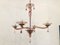 Blown Glass Chandelier from Venini, 1920s, Image 2