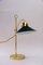 Lámpara de mesa Condor Art Déco ajustable en altura con pantalla de vidrio original, años 20, Imagen 4