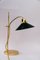 Art Deco Hight Adjustable Condor Table Lamp with Original Glass Shade, 1920s, Image 1