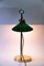 Art Deco Hight Adjustable Condor Table Lamp with Original Glass Shade, 1920s 9