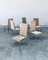 Italian Hollywood Regency Style Modernist Dining Chairs, 1970s, Set of 6 28