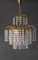 Hollywood Regency Crystal Waterfall Chandelier from Sölken Leuchten, 1970s 1