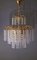 Hollywood Regency Crystal Waterfall Chandelier from Sölken Leuchten, 1970s 10