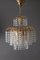 Hollywood Regency Crystal Waterfall Chandelier from Sölken Leuchten, 1970s 11