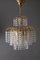 Hollywood Regency Crystal Waterfall Chandelier from Sölken Leuchten, 1970s 11