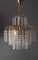 Lámpara de araña Hollywood Regency en forma de cascada de cristal de Sölken Leuchten, años 70, Imagen 8