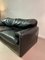 Vintage Two-Seater Sofa in Maralunga Black Leather by Vico Magistretti for Cassina, 1990s 5