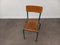 School Desk and Chair, 1950s, Set of 2, Image 21