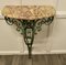 French Wrought Iron & Marble Console or Hall Table, 1890s, Image 6