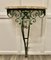 French Wrought Iron & Marble Console or Hall Table, 1890s 1