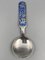 Mid-Century Collectors Spoon in Sterling Silver with Enamel Work by David Anderson, Norway 1