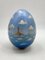 Wooden Egg in Naive Painting Style attributed to JMF Robuchon, France, 20th Century 7