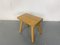Rustic Wabi-Sabi Style Beech Side Table in the style of Pierre Chapo 4