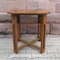 Square Art Deco Table with Lower Shelf, 1930s 1