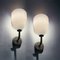 Opaline Glass Sconces from Zonca, 1980s, Set of 2, Image 2