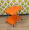 Foldable Bar Cart in Orange Plastic, 1970s, Image 5