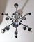 Space Age Style Chandelier in Chrome-Plated Brass, 1970 7