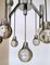 Space Age Style Chandelier in Chrome-Plated Brass, 1970 13