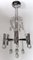 Space Age Style Chandelier in Chrome-Plated Brass, 1970, Image 5