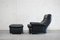 Living Room Suite Leather Sofa, 2 Lounge Chairs, and 2 Ottomans from Profilia, 1970s, Set of 5, Image 41