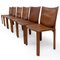 Cab 412 Chairs by Mario Bellini for Cassina, 1990s, Set of 6, Image 3