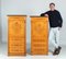 Secretary and Cupboard, France, 1830s, Set of 2 15