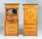 Secretary and Cupboard, France, 1830s, Set of 2 2