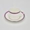 12 Coffee Cups and their Porcelain Saucers, 2 Teapots and 1 Milk Jar from the Cap Eden Roc Hotel, 1980s, Set of 15, Image 3