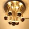 Mid-Century German Atomic Ceiling Lamp in Brass from Cosack, 1970s 4