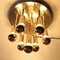 Mid-Century German Atomic Ceiling Lamp in Brass from Cosack, 1970s, Image 4