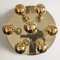 Mid-Century German Atomic Ceiling Lamp in Brass from Cosack, 1970s, Image 6