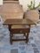 Victorian Oak Table with Drawer, Spain, 1800s 9