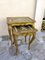 Florentine Interlocking Small Tables Hand Painted and Gilded by Fratelli Paoletti, Italy, 1930s 1
