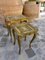 Florentine Interlocking Small Tables Hand Painted and Gilded by Fratelli Paoletti, Italy, 1930s, Image 3