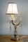 Vintage Crybat-Jour Lamps in Crystal with Tulle Lampshade, 1940s, Set of 2 7