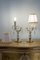 Lampes Crybat-Jour Vintage en Cristal avec Abat-jour en Tulle, 1940s, Set de 2 13