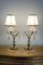 Vintage Crybat-Jour Lamps in Crystal with Tulle Lampshade, 1940s, Set of 2 8