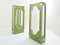 Celadon Green Lacquered Wardrobes in Gilt Brass from André Arbus, 1930s, Set of 2, Image 13