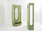 Celadon Green Lacquered Wardrobes in Gilt Brass from André Arbus, 1930s, Set of 2 9