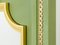 Celadon Green Lacquered Wardrobes in Gilt Brass from André Arbus, 1930s, Set of 2 5